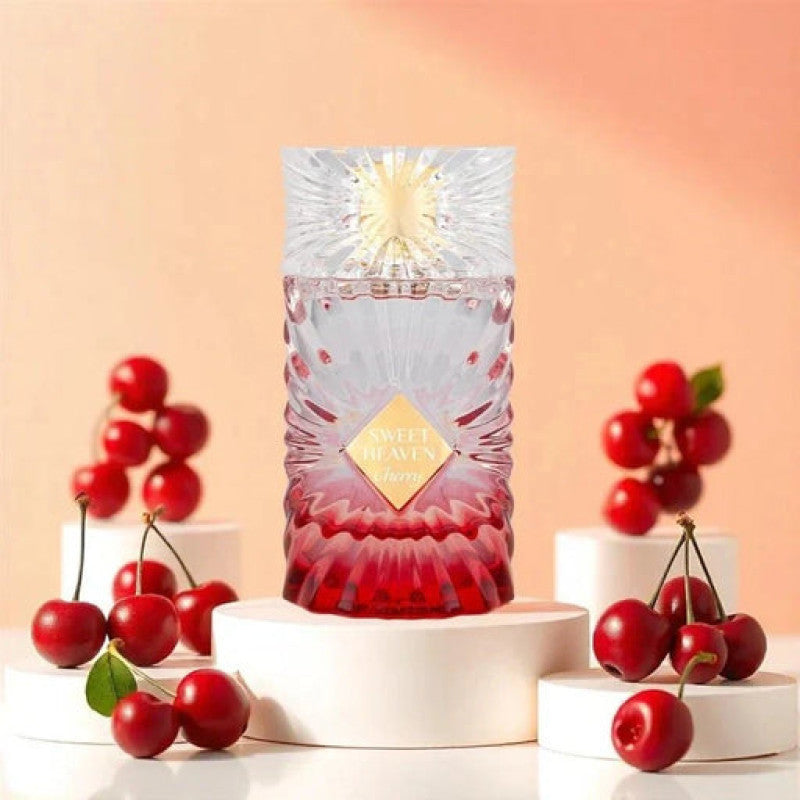 Gulf Orchid Sweet Heaven Cherry Eau de Parfum 100ml – Luxuriöser Unisex Gourmand-Duft mit saftiger Kirsche, Myrrhe & Vanille – Langanhaltendes Premium Parfum aus Dubai