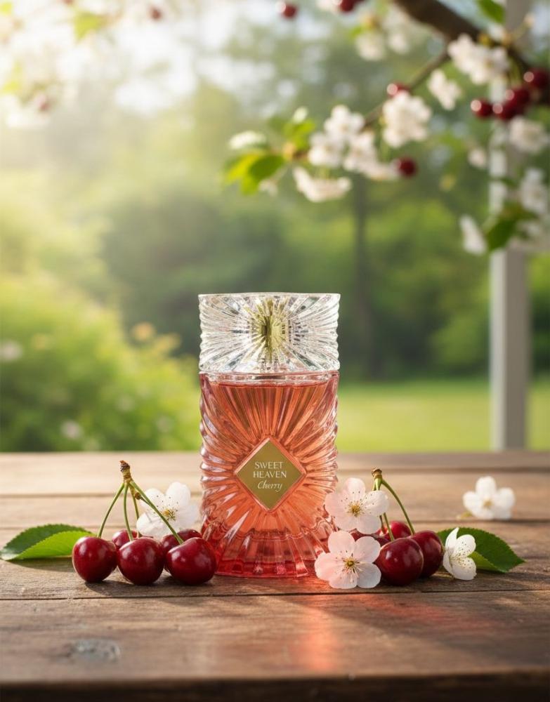 Gulf Orchid Sweet Heaven Cherry Eau de Parfum 100ml – Luxuriöser Unisex Gourmand-Duft mit saftiger Kirsche, Myrrhe & Vanille – Langanhaltendes Premium Parfum aus Dubai