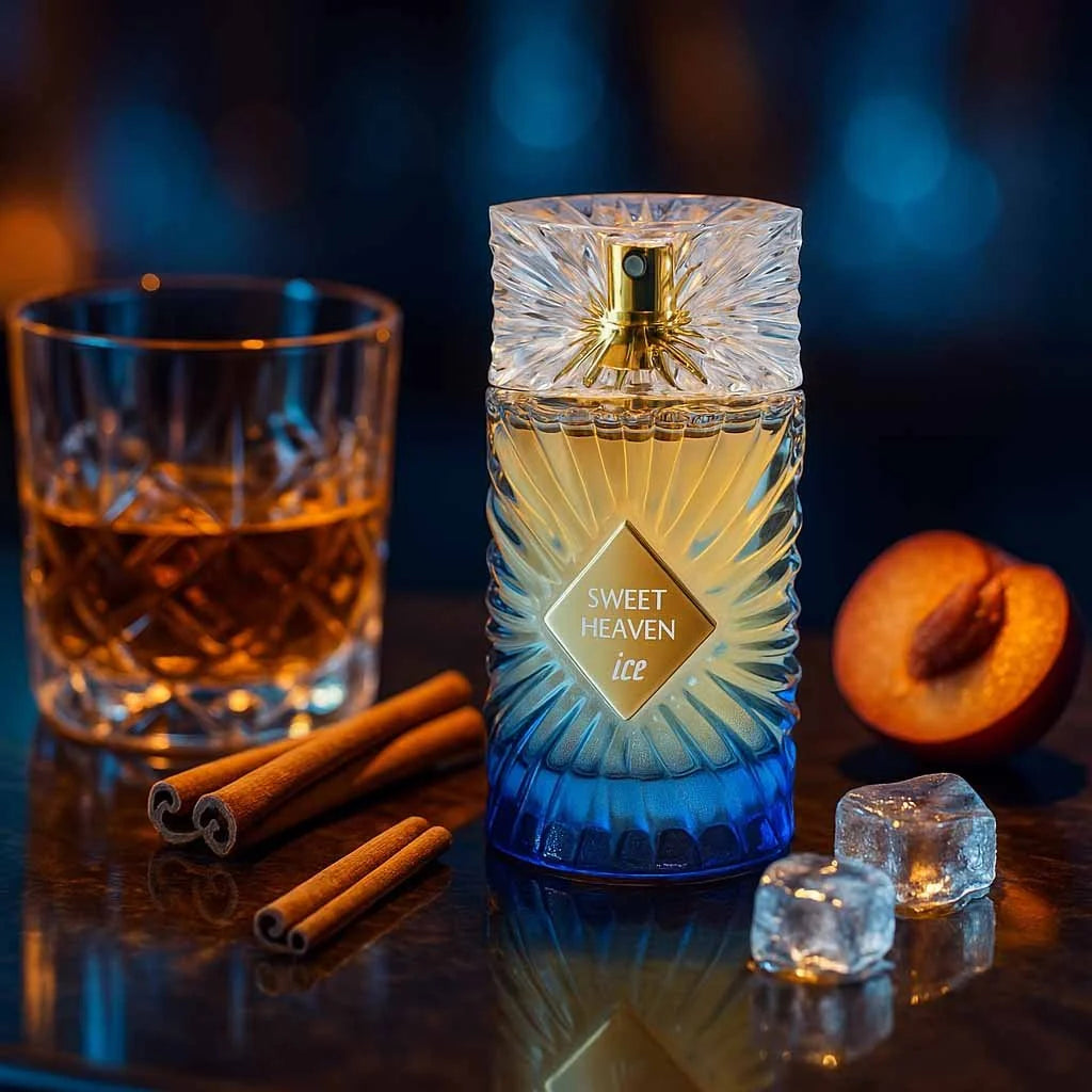 Gulf Orchid Sweet Heaven Ice Eau de Parfum – Exklusiver Herren & Unisex Gourmand-Duft mit Cognac, Pflaume, Zimt & Vanille – Langanhaltendes Premium Parfum aus Dubai
