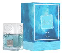Lattafa Khamrah Waha Eau de Parfum 100ml – Exklusiver Unisex Duft mit Aquatischen Noten, spritziger Bergamotte & cremiger Gourmand-Wärme – Langanhaltendes Premium Parfum aus Dubai